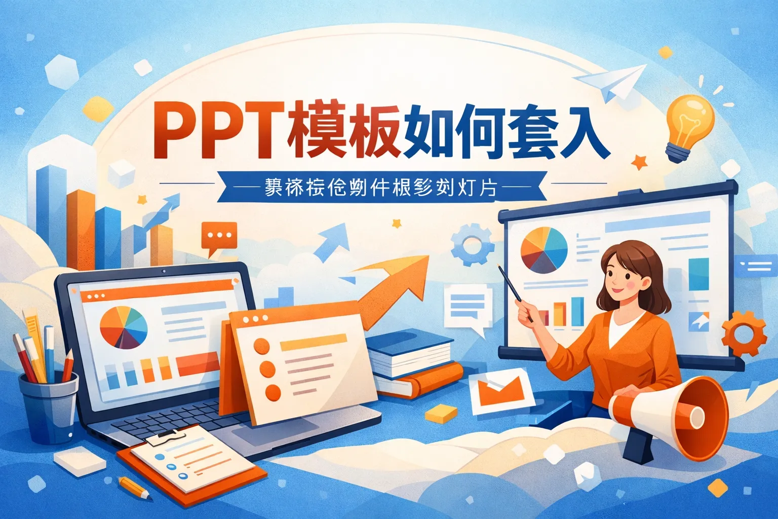 ppt模板如何套入
