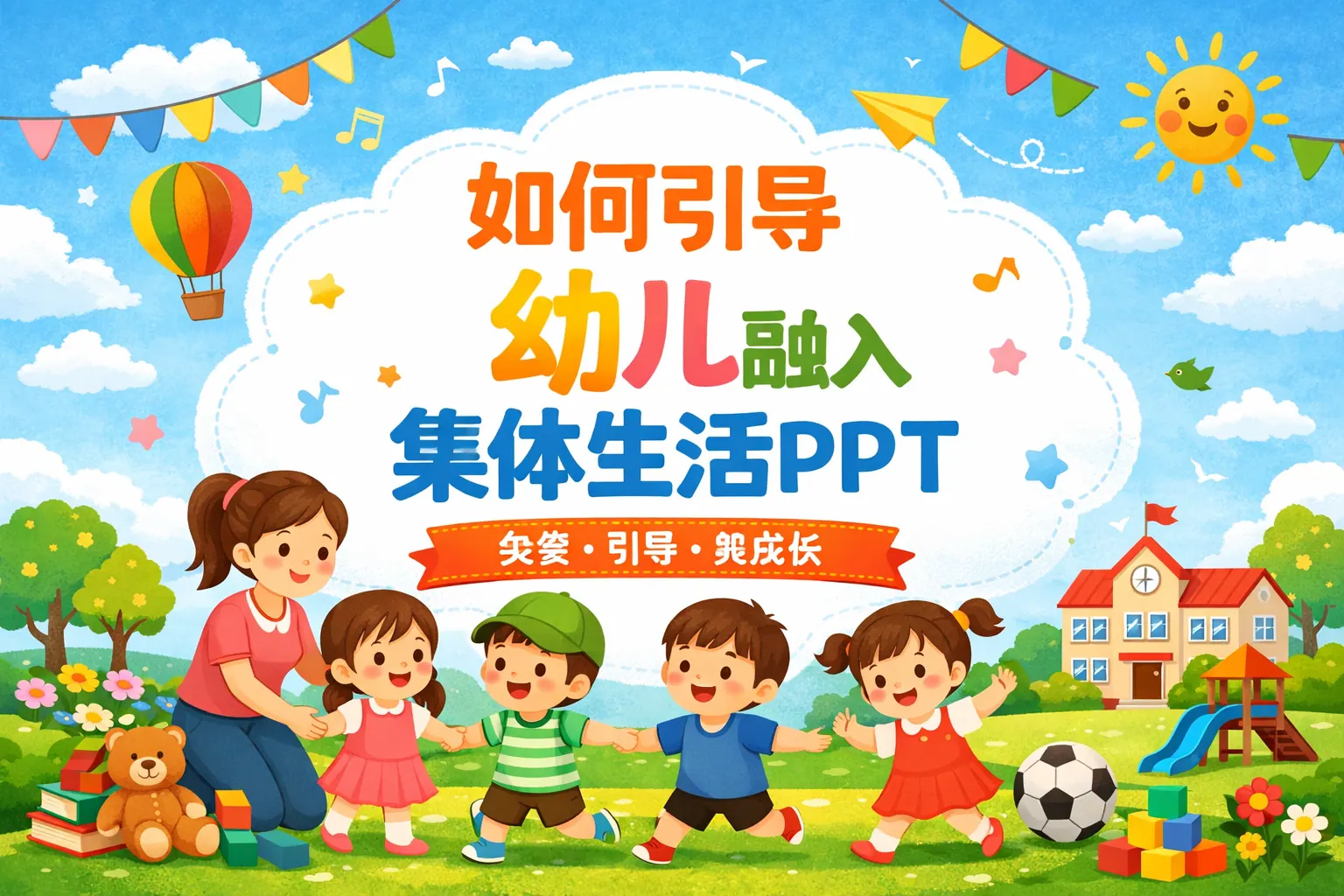 如何引导幼儿融入集体生活ppt