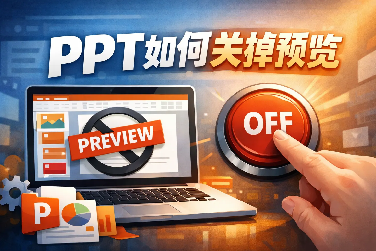 ppt如何关掉预览