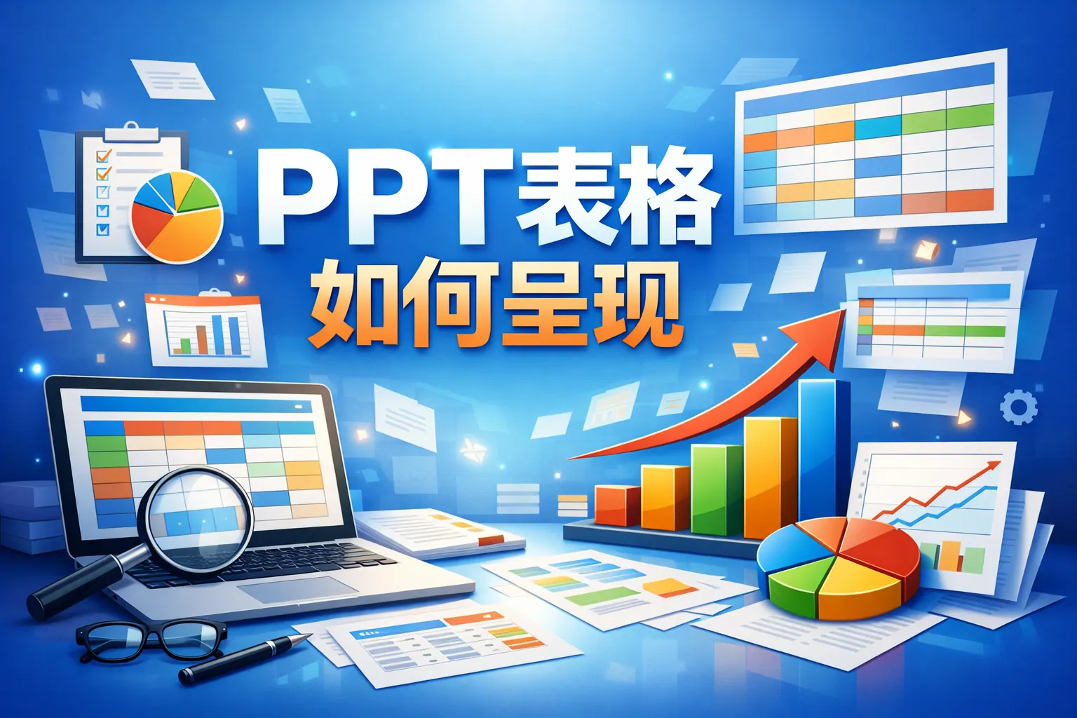 ppt表格如何呈现