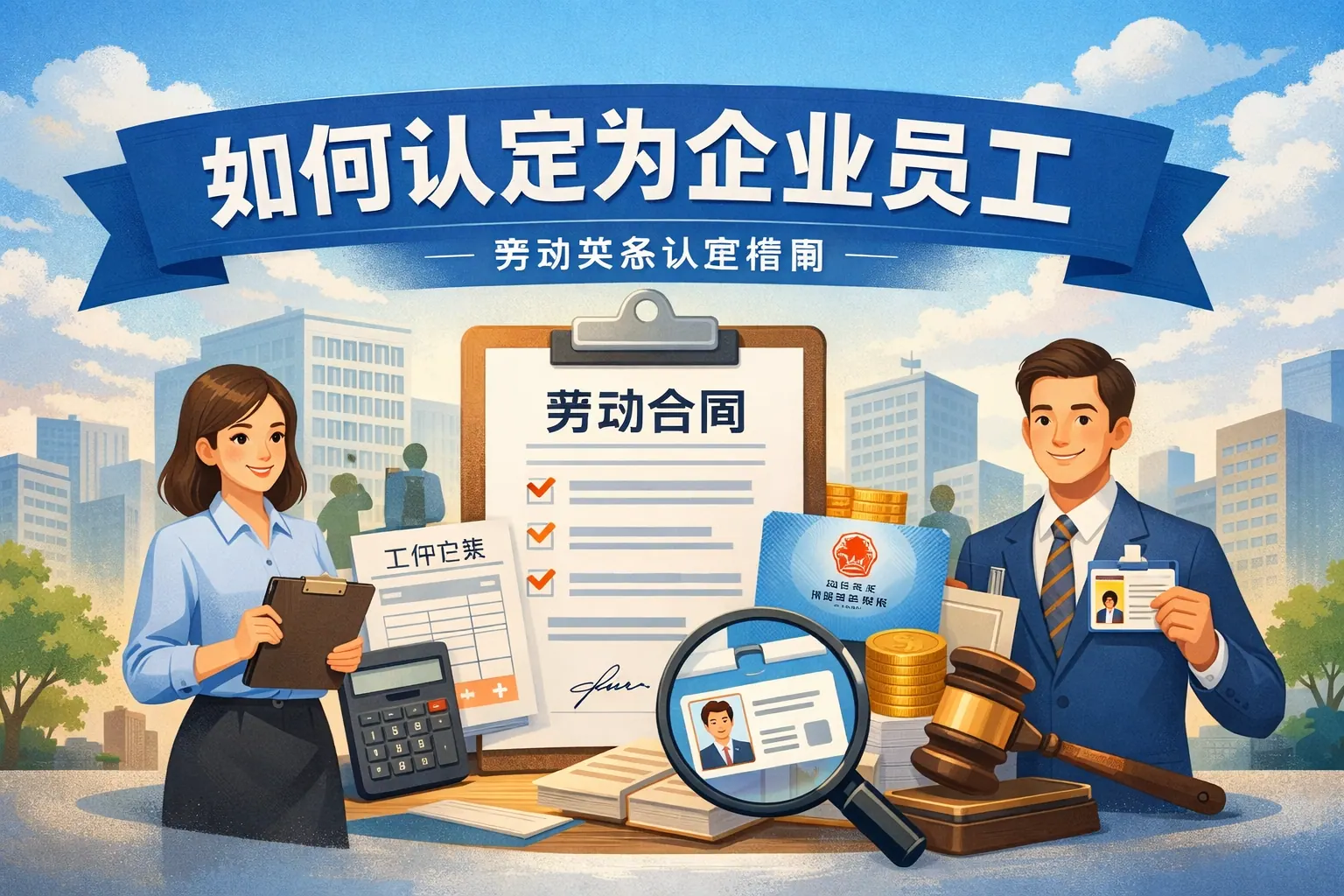 如何认定为企业员工