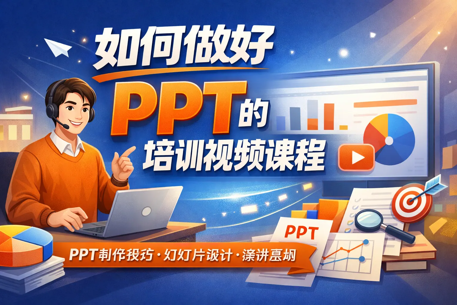 如何做好ppt的培训视频课程