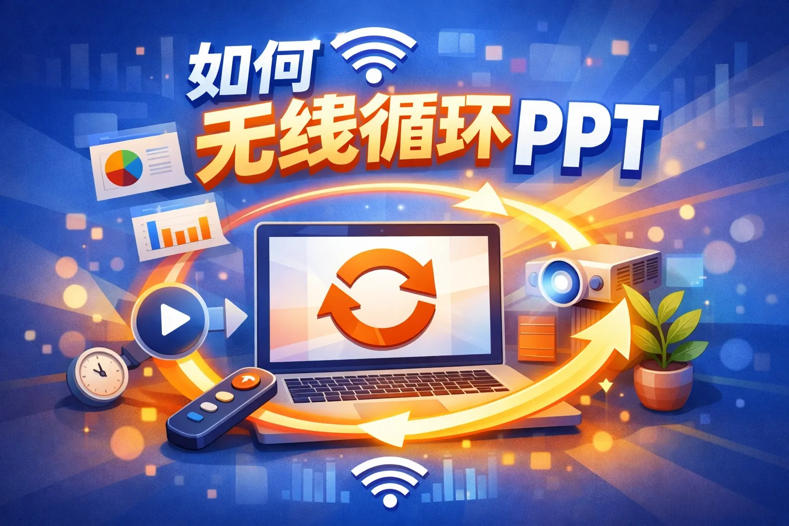 如何无线循环PPT