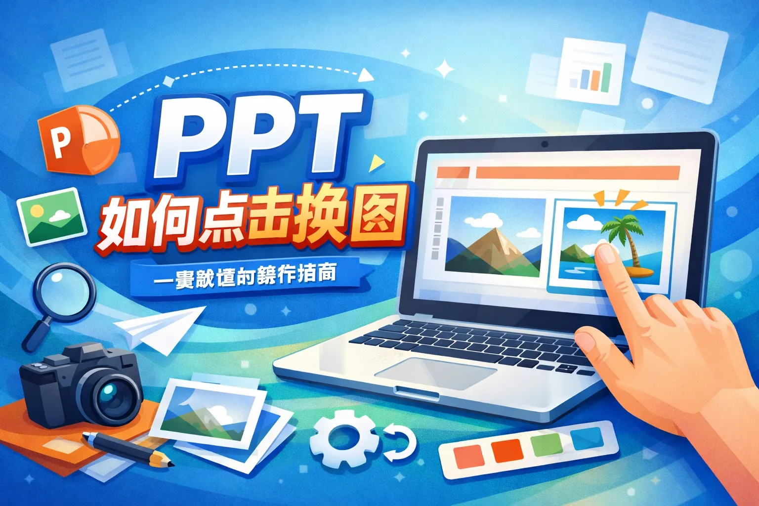 ppt 如何点击换图