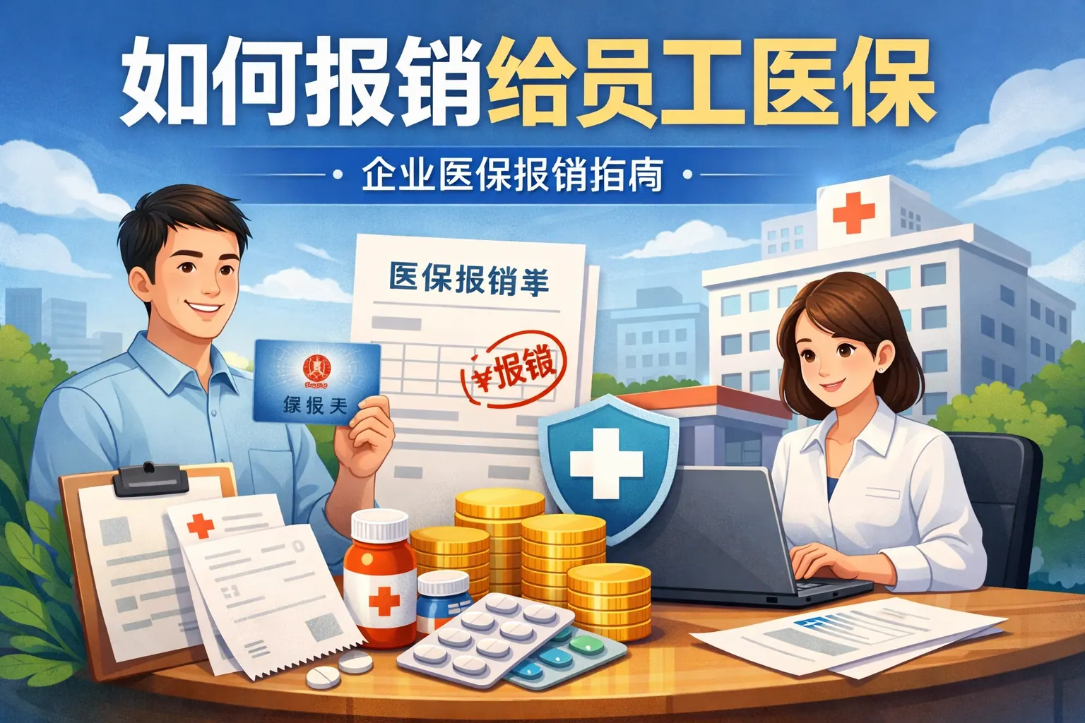 如何报销给员工医保