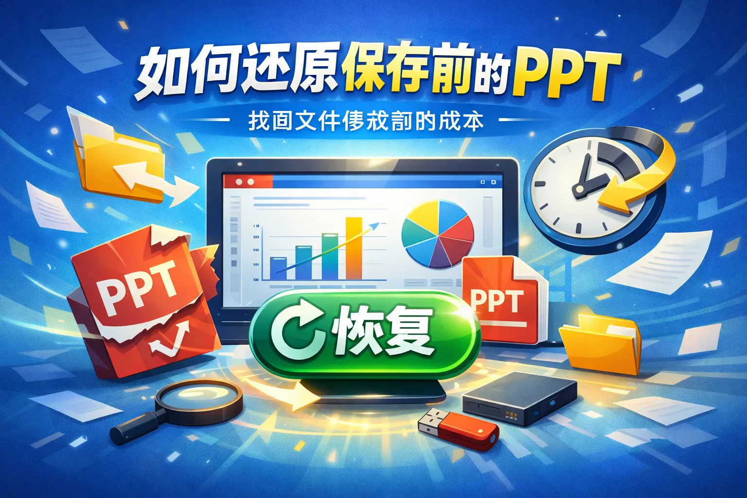 如何还原保存前的ppt