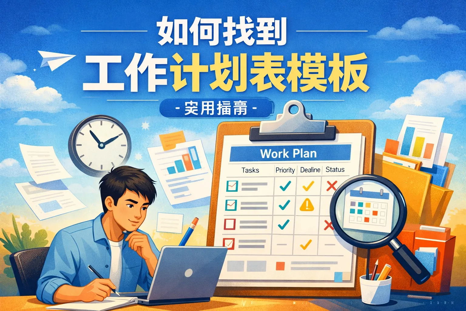 如何找到工作计划表模板
