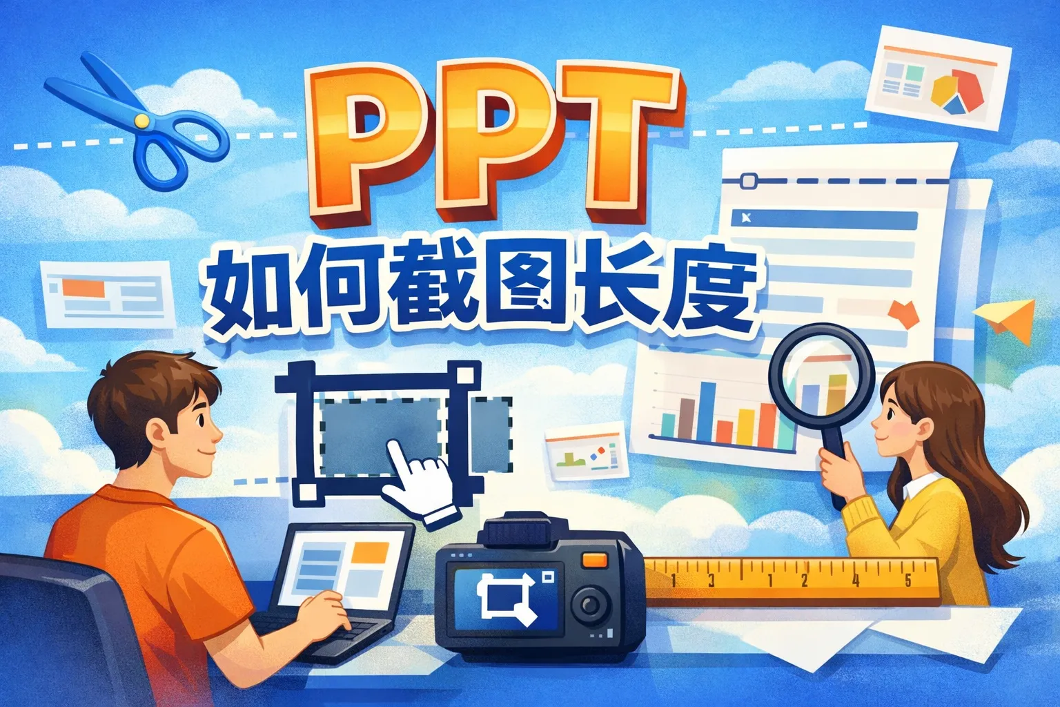 ppt如何截图长度
