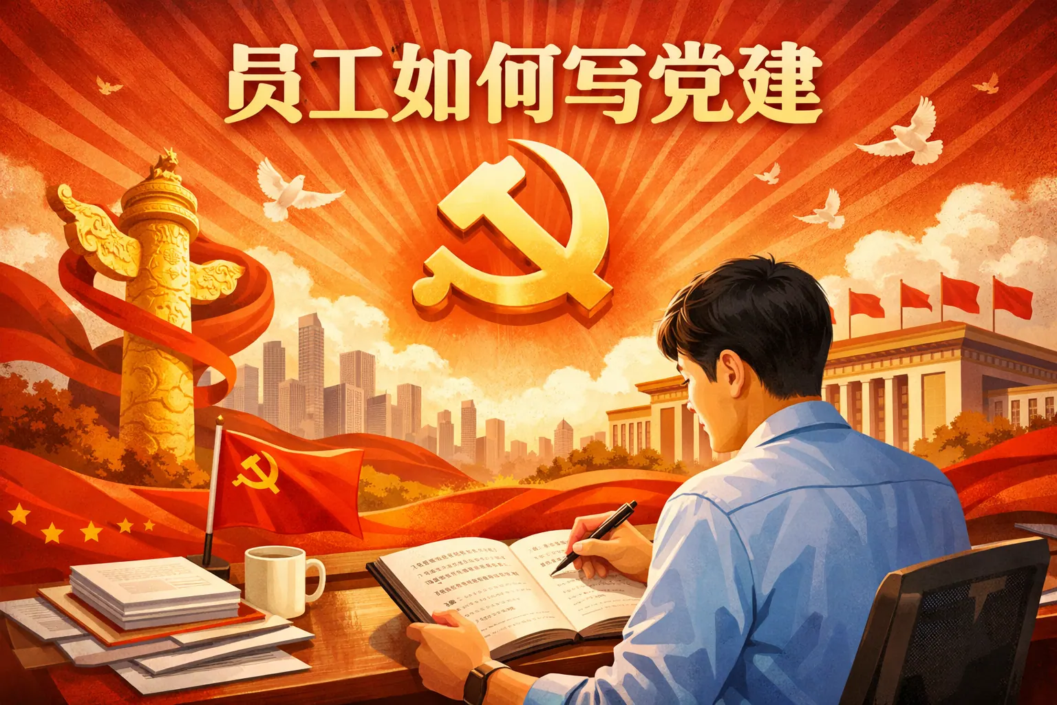 员工如何写党建