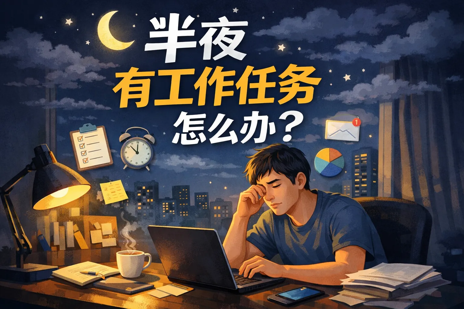 半夜有工作任务怎么办
