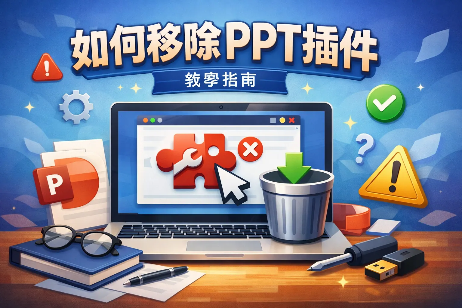 如何移除ppt插件
