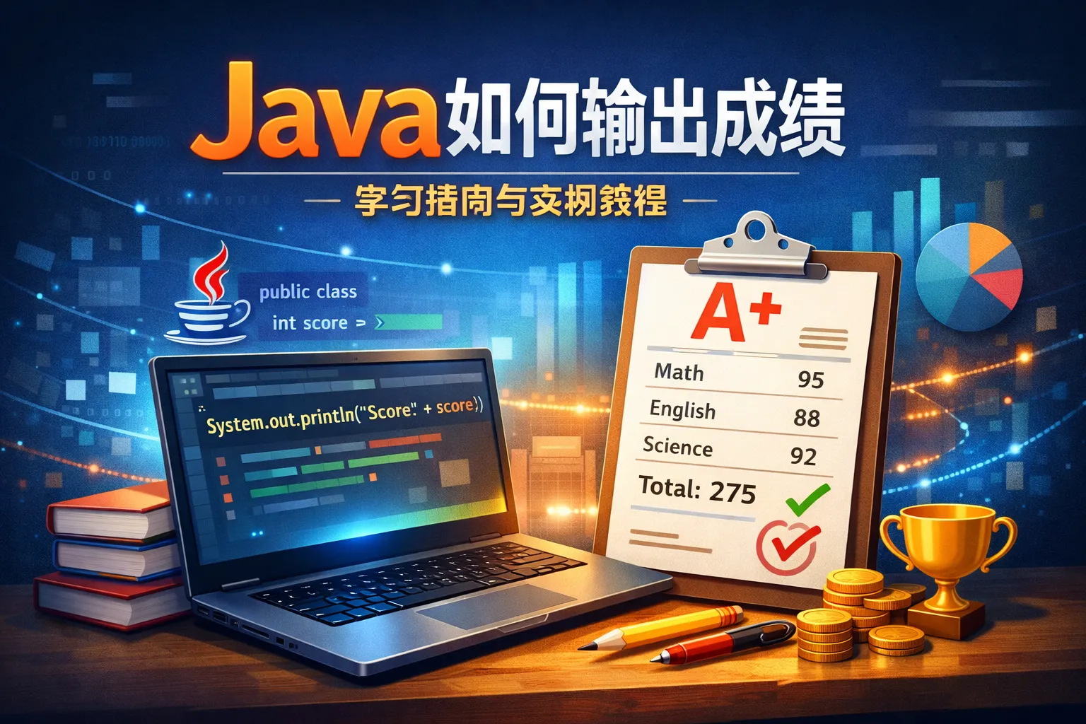 java如何输出成绩