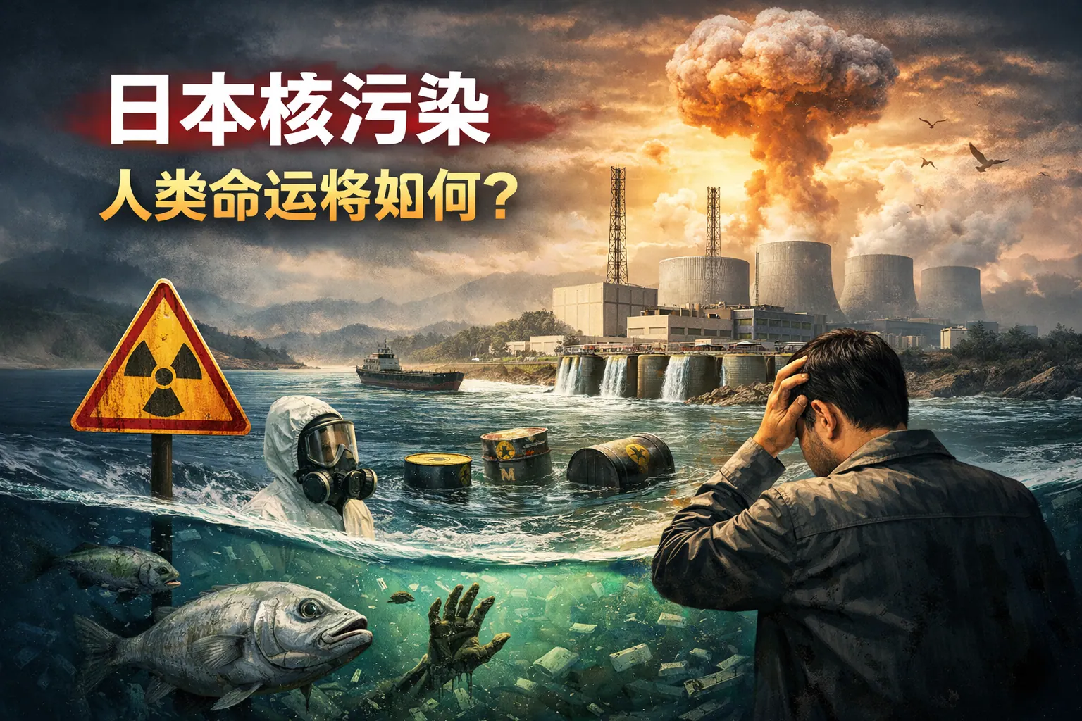 日本核污染人类命运将如何ppt