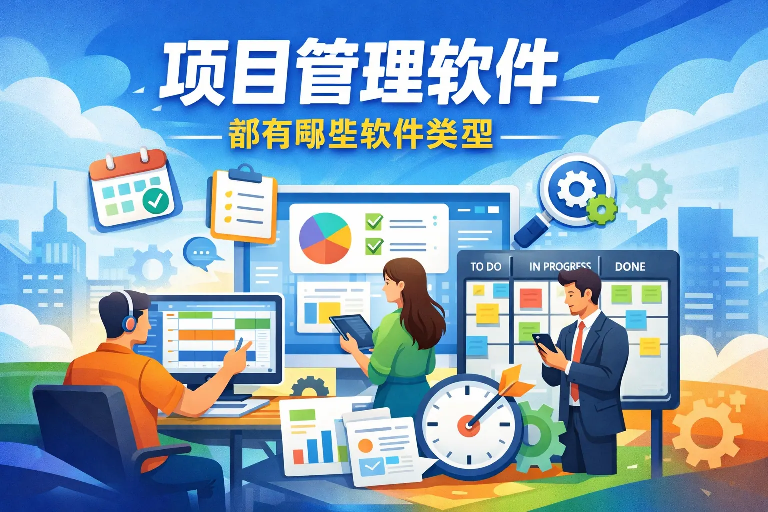 项目管理软件都有哪些软件类型