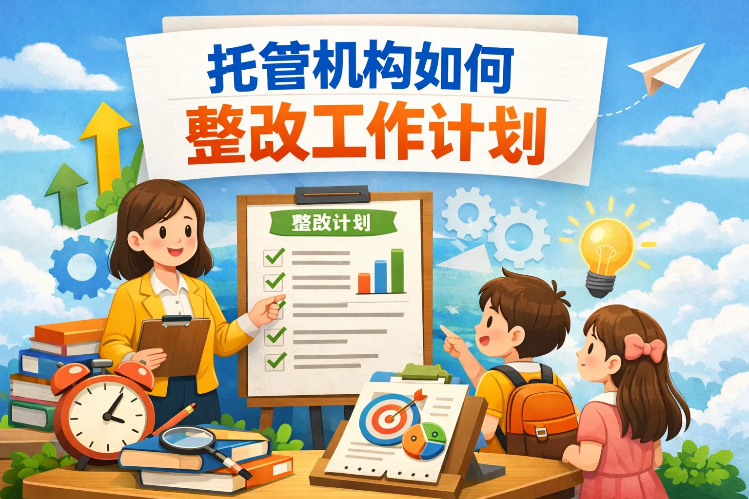 托管机构如何整改工作计划