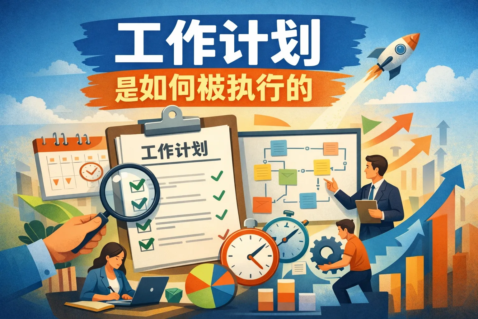 工作计划是如何被执行的