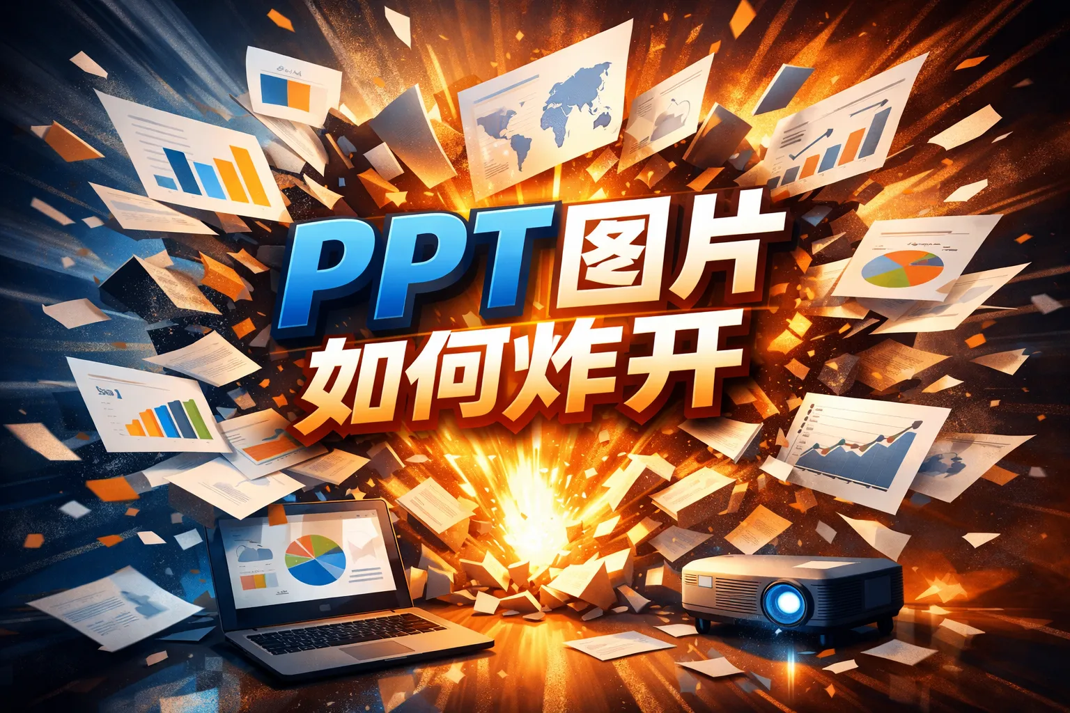 ppt图片如何炸开