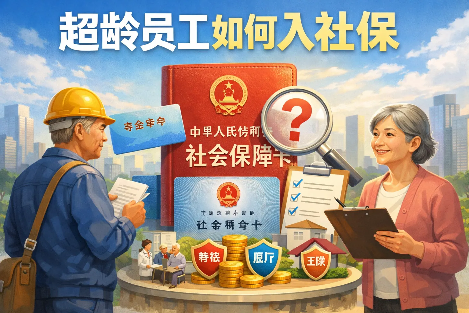 超龄员工如何入社保