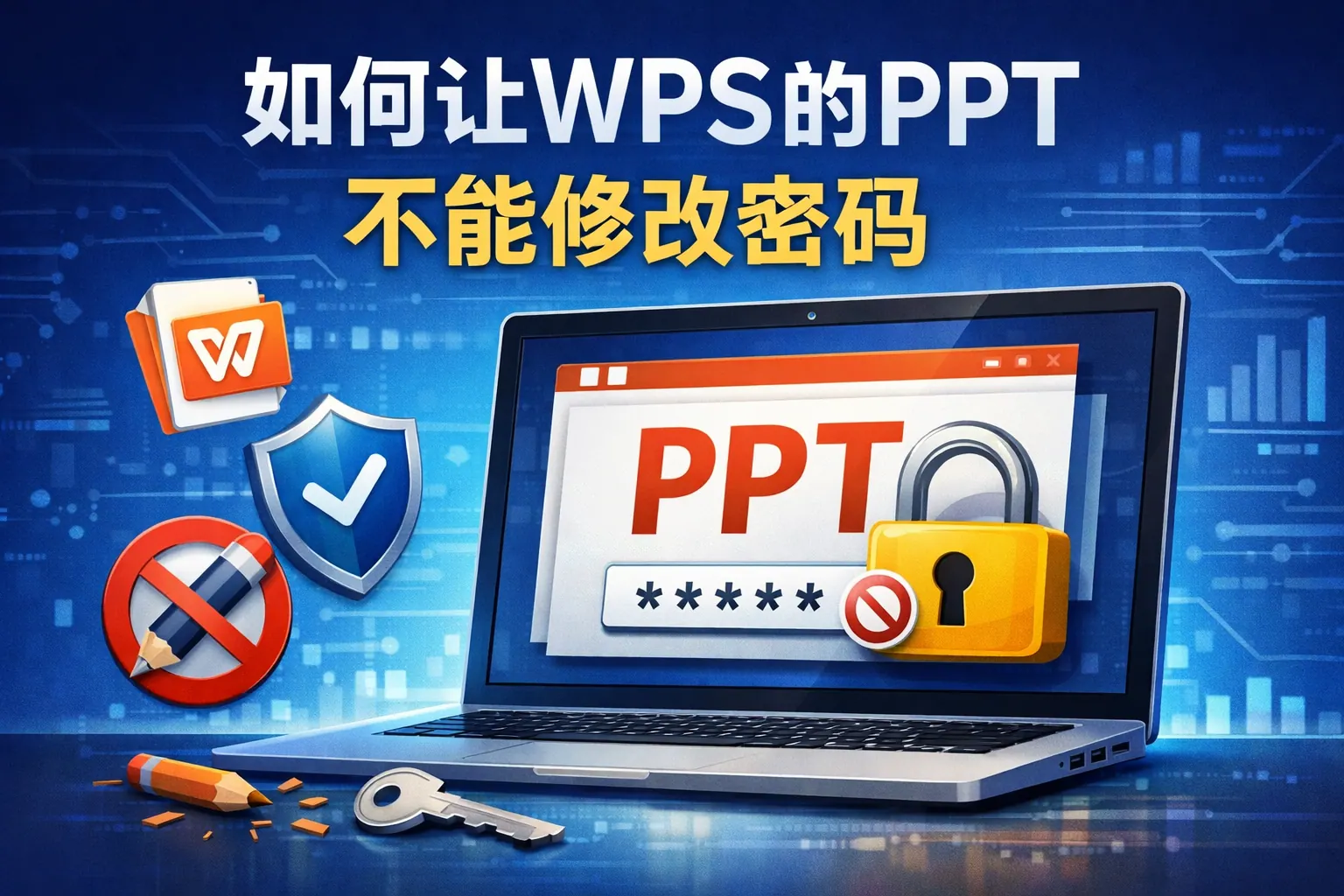 如何让wps的ppt不能修改密码