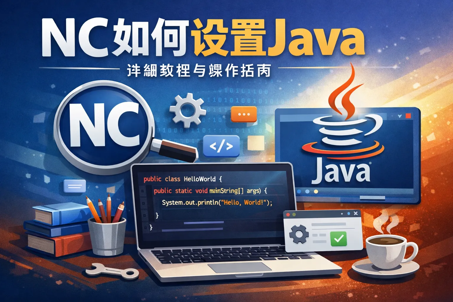 nc如何设置java