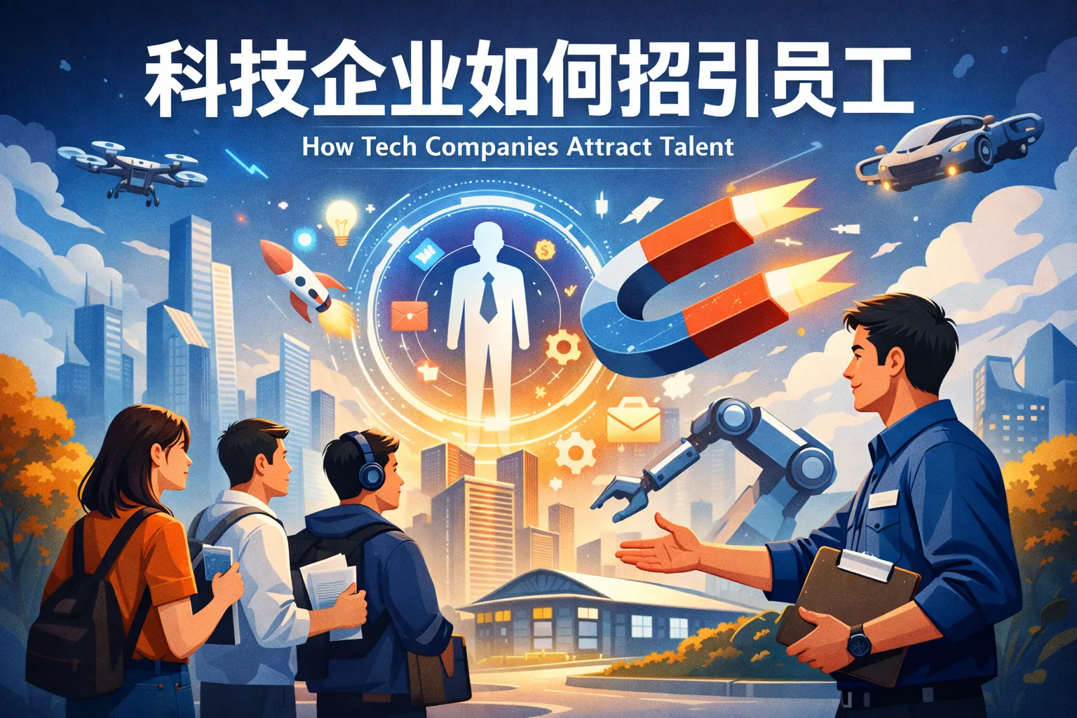 科技企业如何招引员工