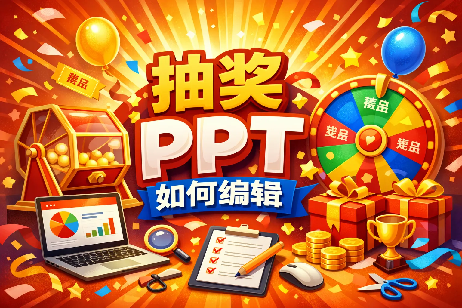 抽奖ppt如何编辑