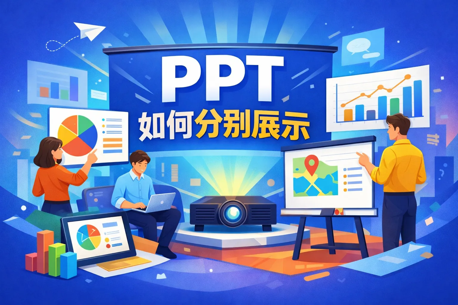 ppt如何分别展示