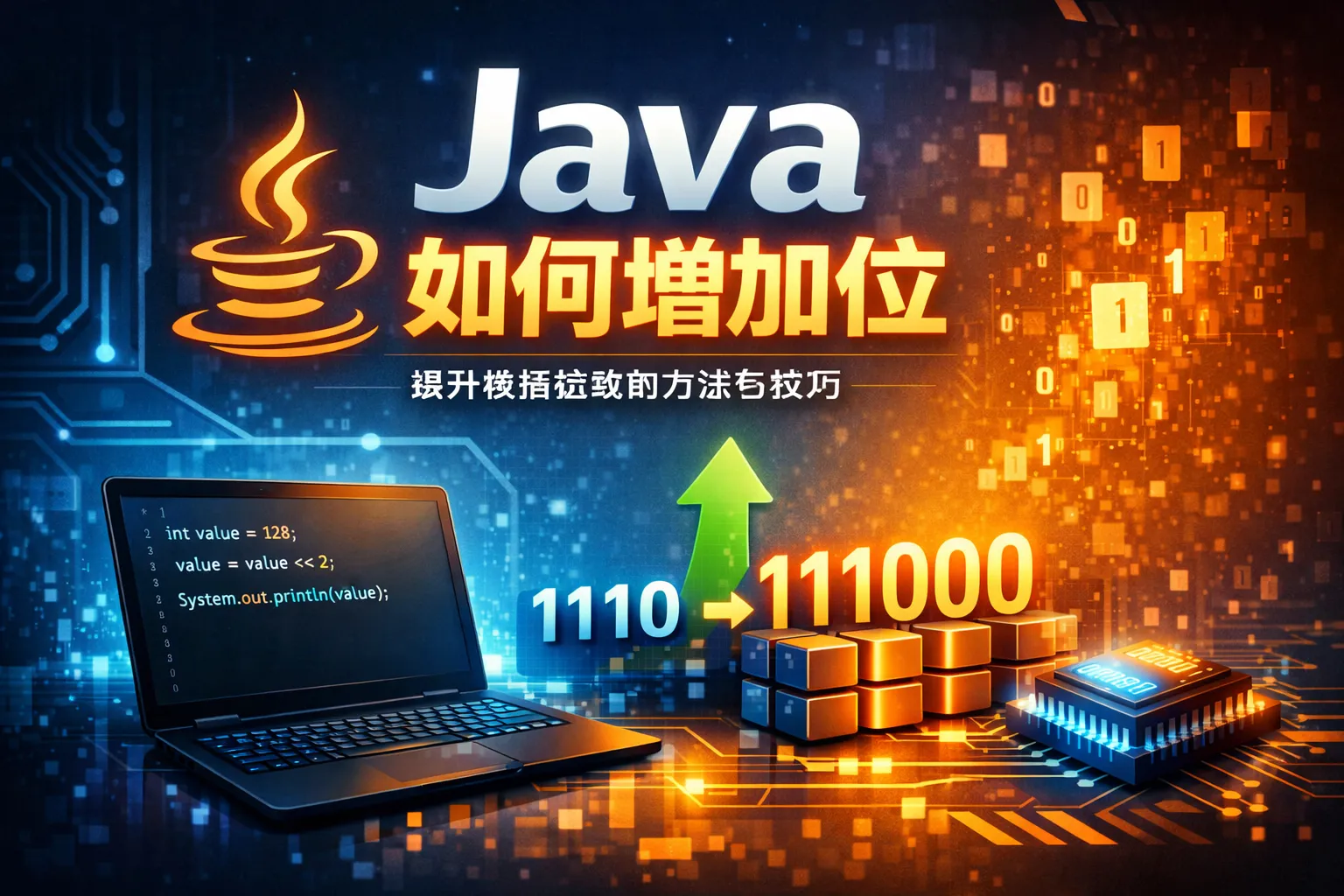 java如何增加位