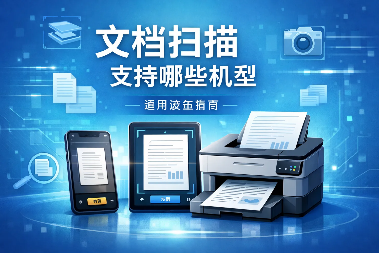 文档扫描支持哪些机型