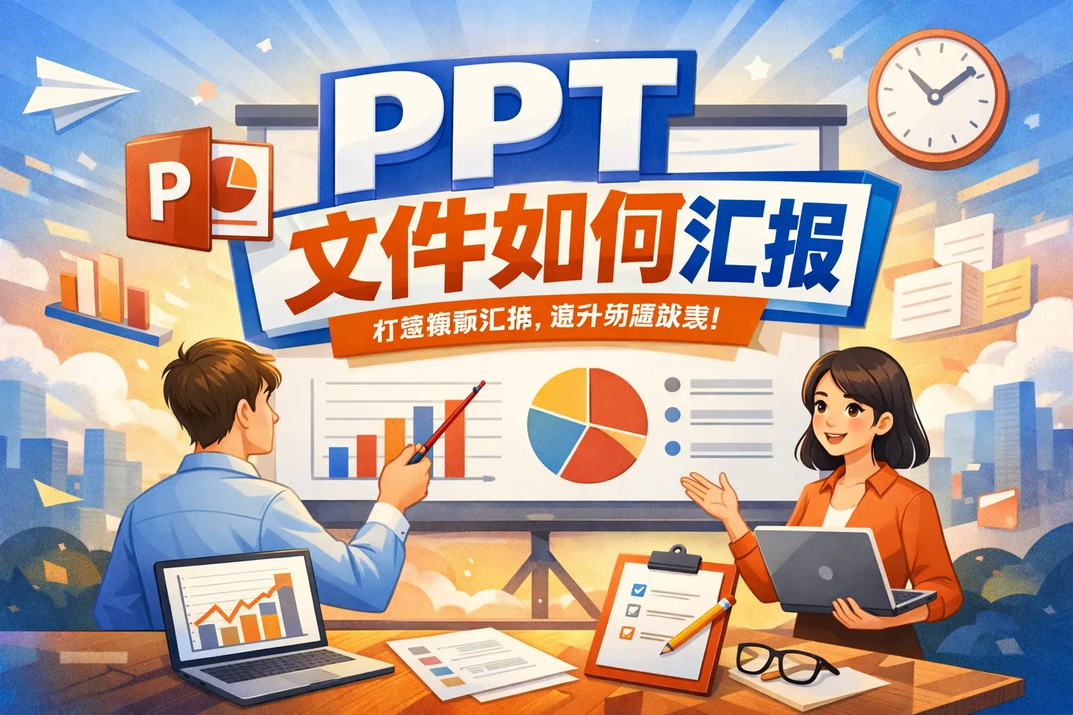 ppt文件如何 汇报