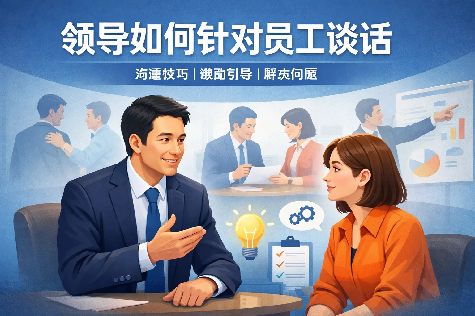 领导如何针对员工谈话