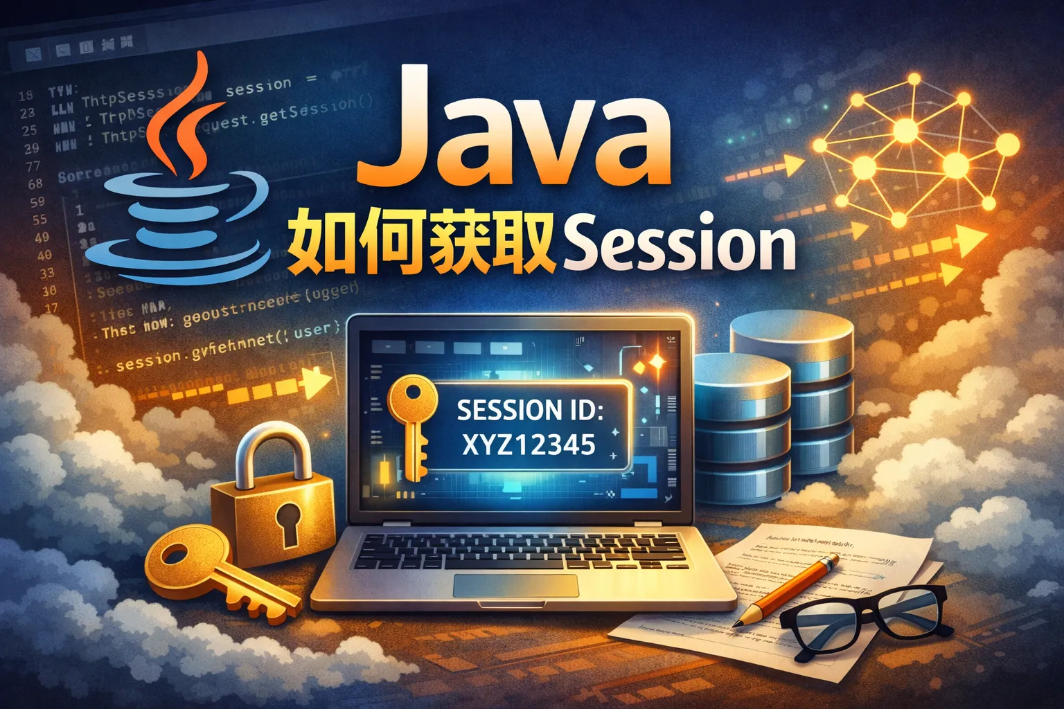 java如何获取session