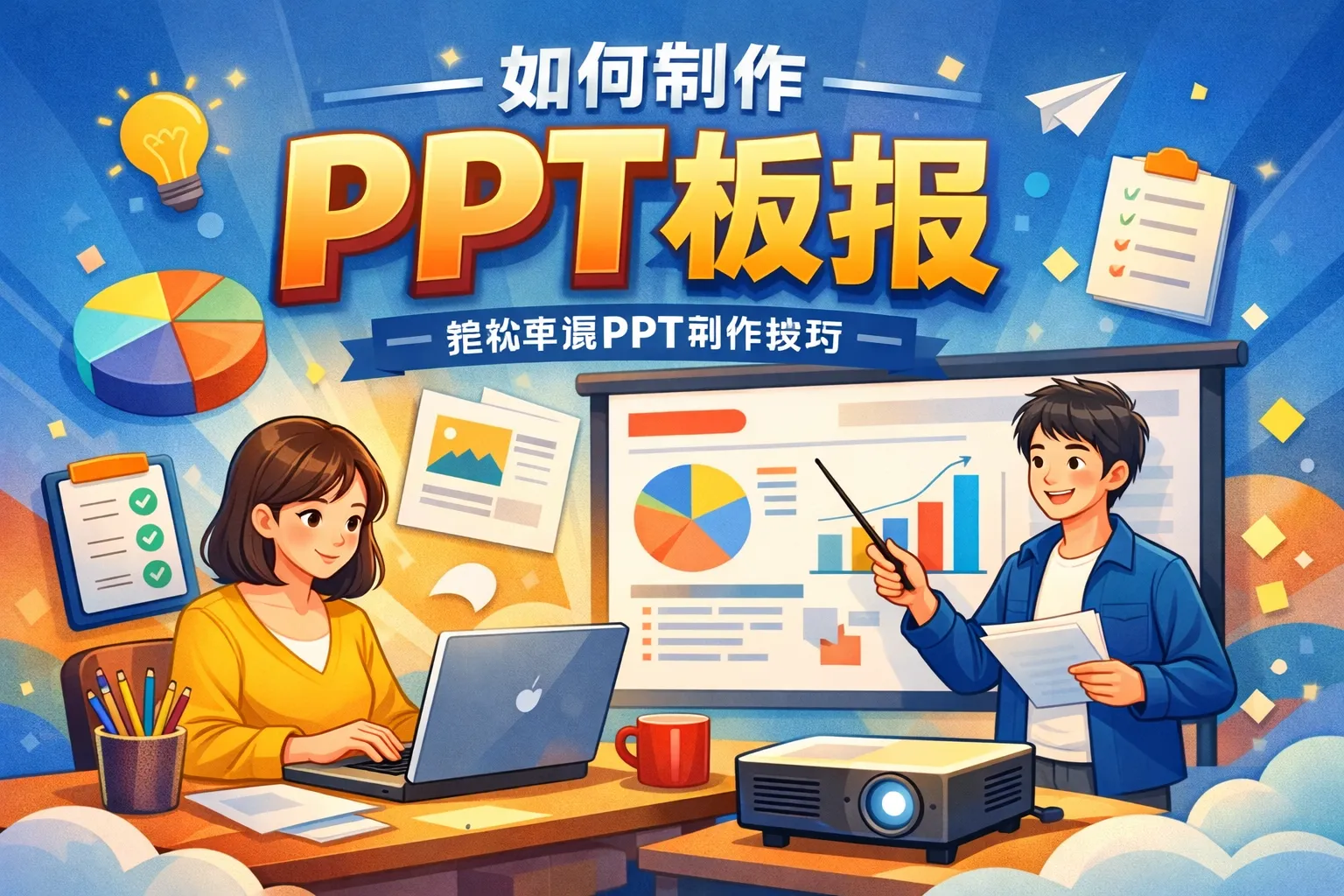 如何制做ppt板报