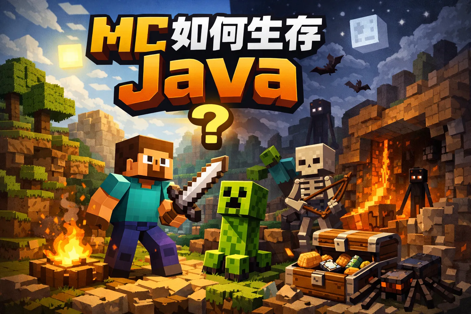 MC如何生存Java