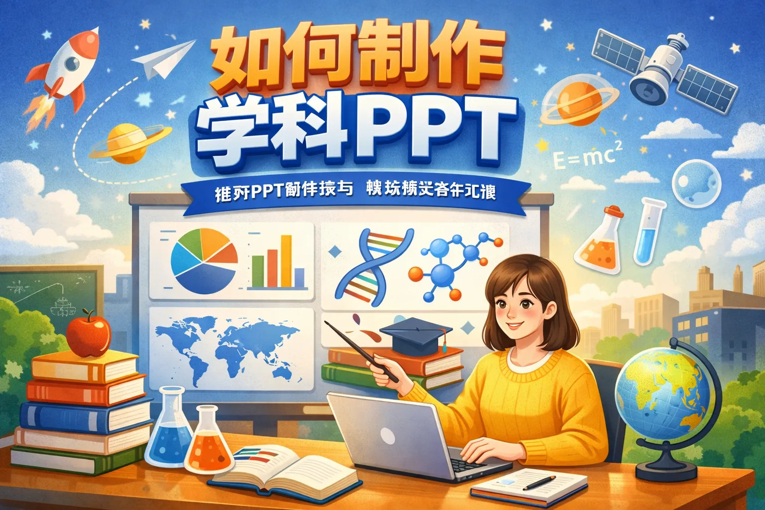 如何制作学科ppt