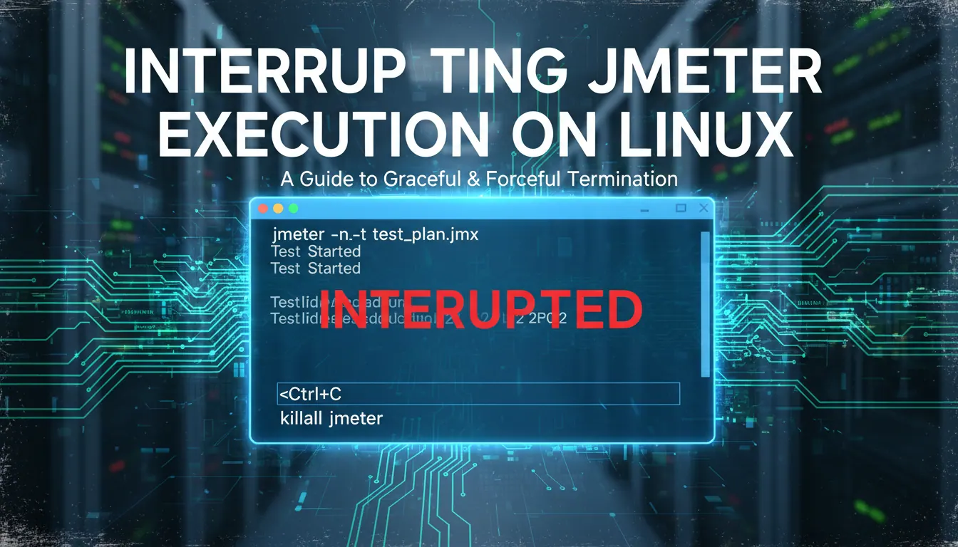 linux如何中段jmeter执行