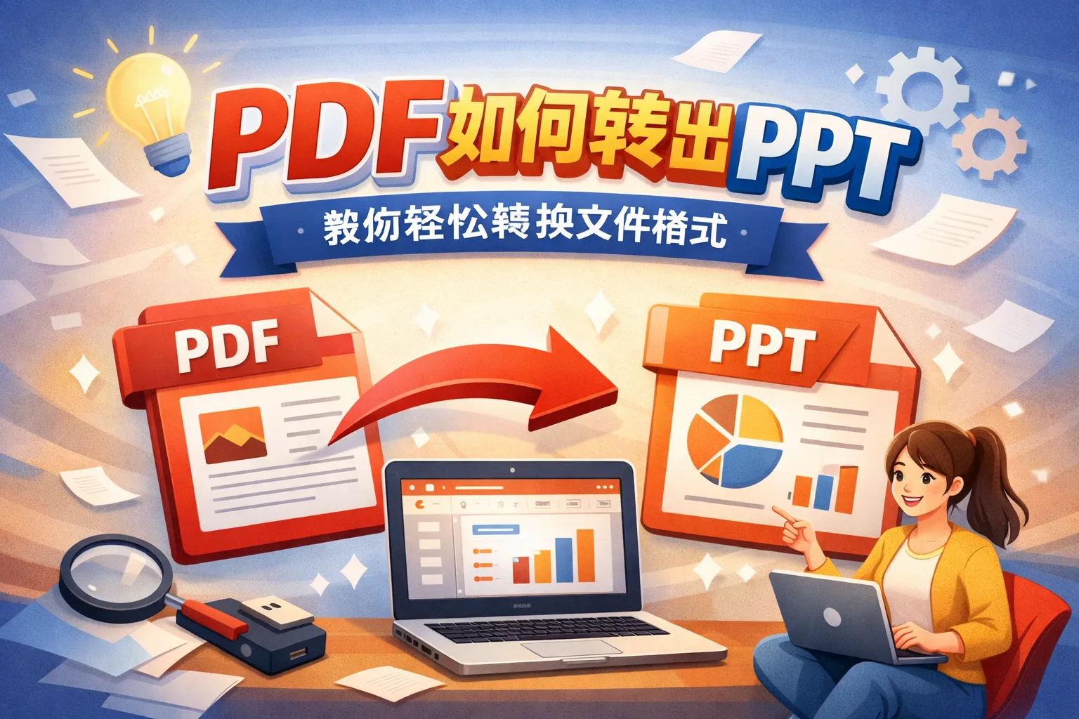 pdf如何转出ppt