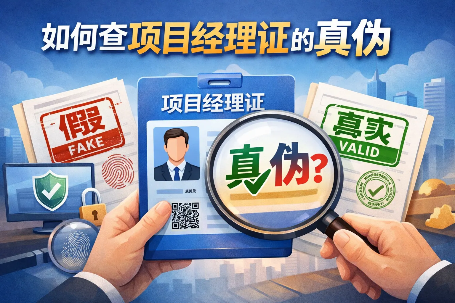 如何查项目经理证的真伪