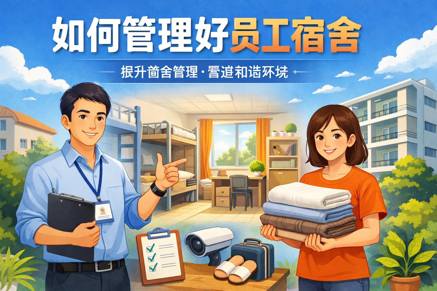 如何管理好员工宿舍