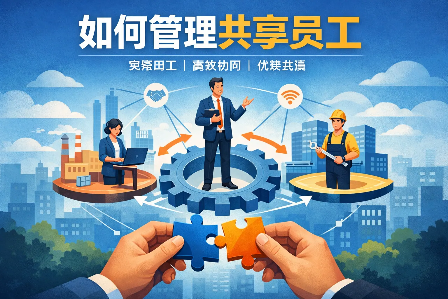 如何管理共享员工