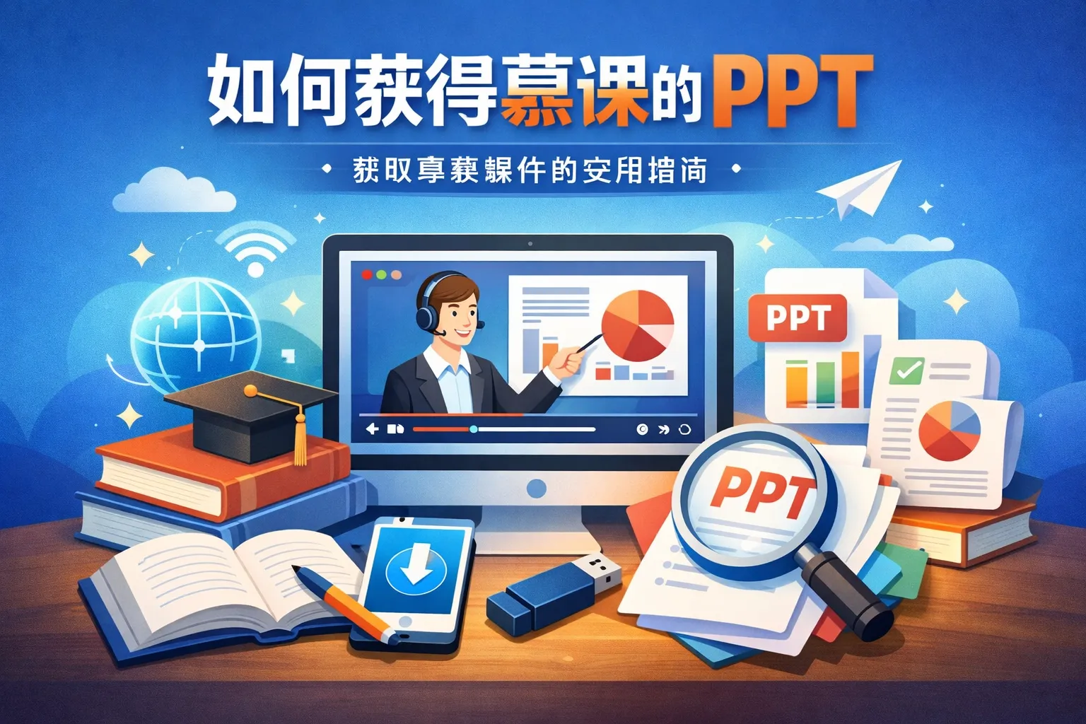 如何获得慕课的ppt