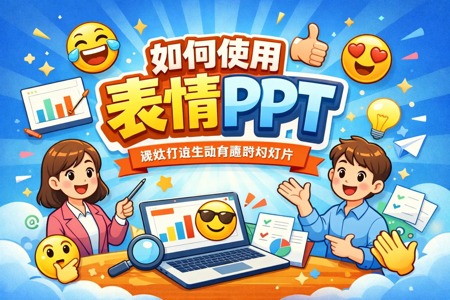 如何使用表情ppt