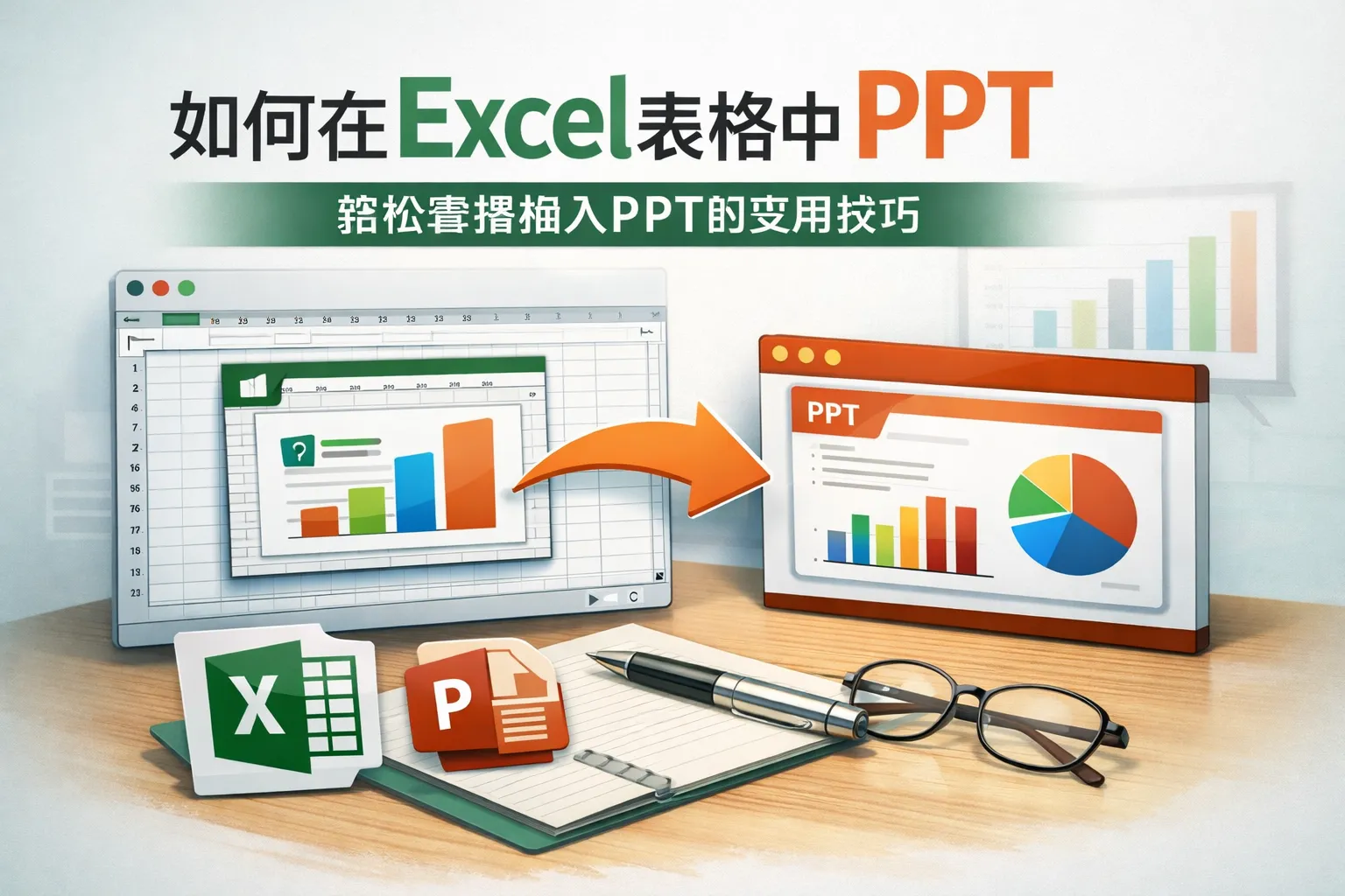 如何在excel表格中插入ppt