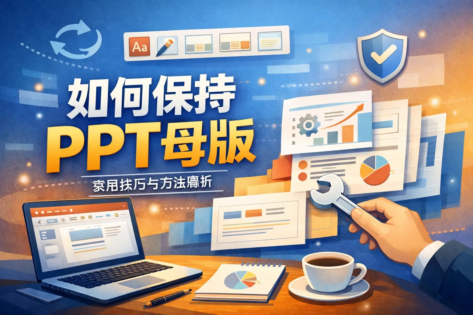 如何保持ppt母版