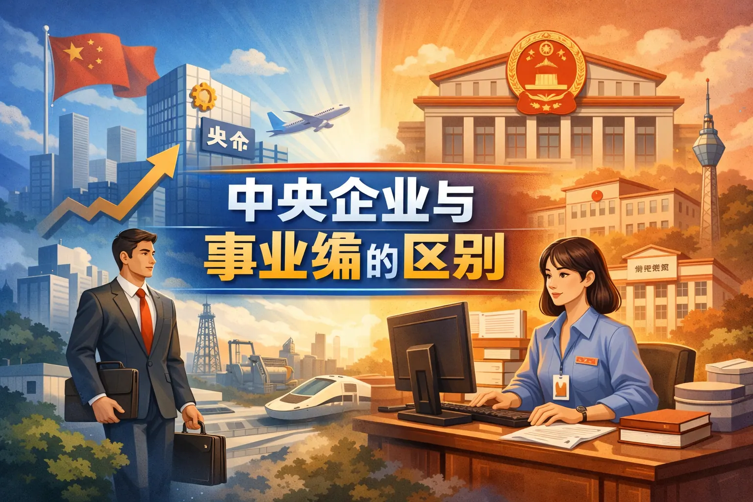 中央企业与事业编的区别