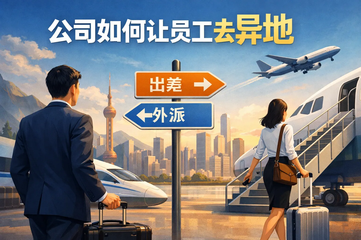 公司如何让员工去异地