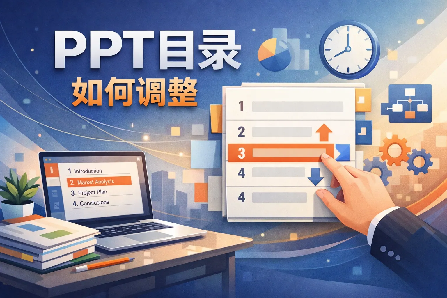ppt目录如何调整