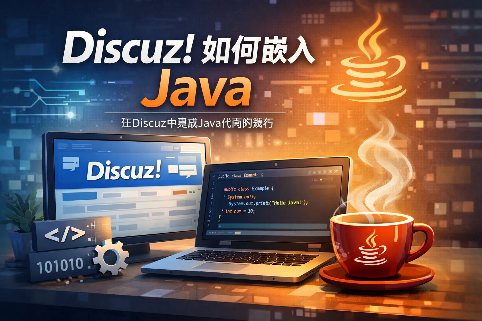 discuz如何嵌入java