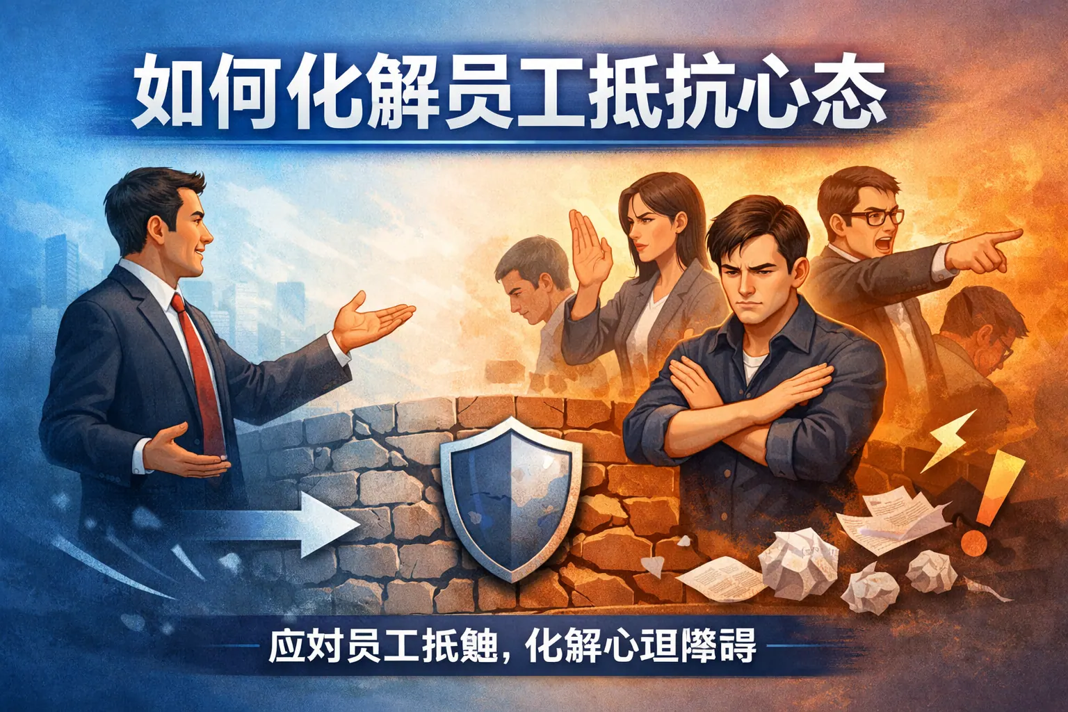 如何化解员工抵抗心态