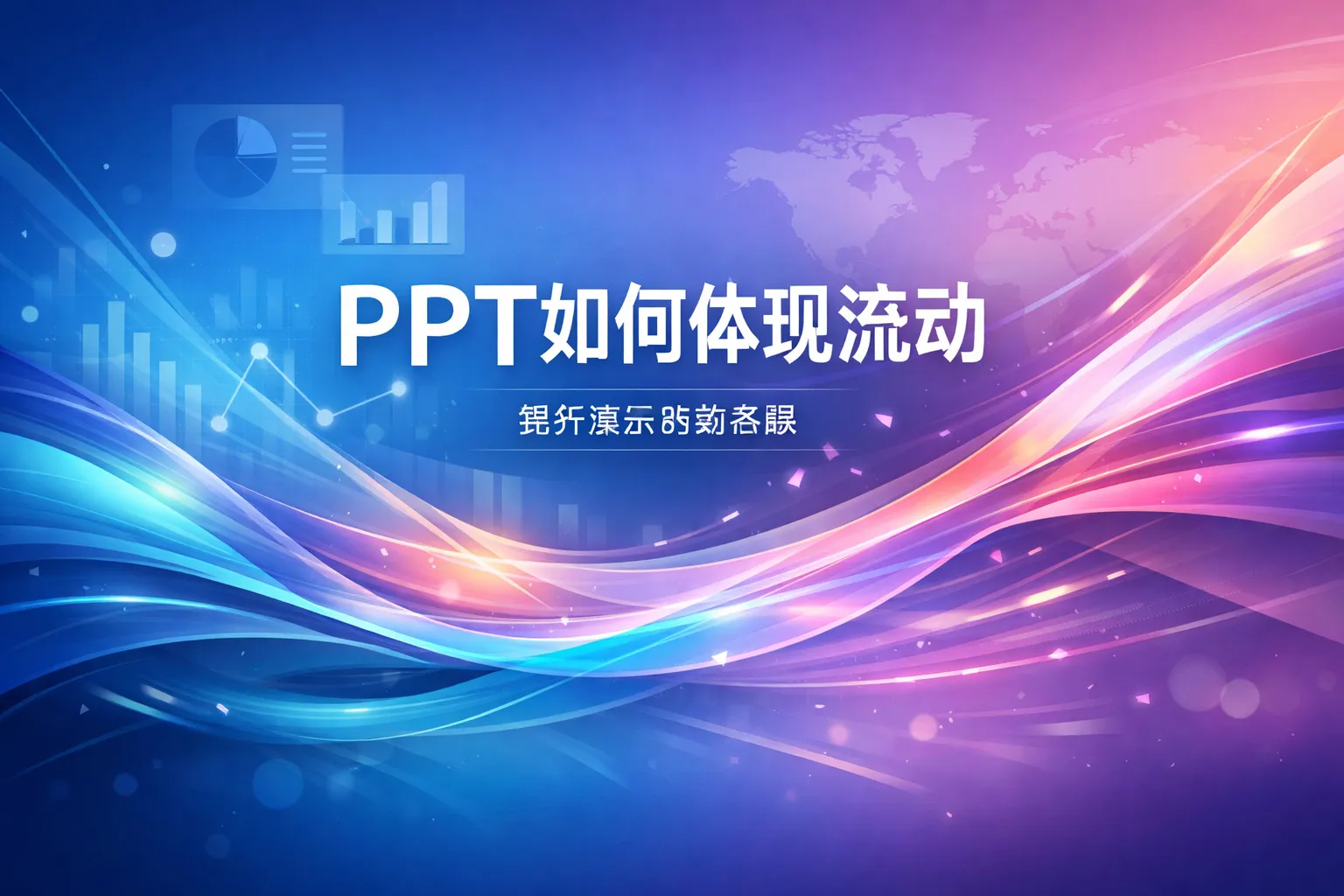 ppt如何体现流动